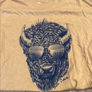 Blue 84 Tan Buffalo Graphic Short Sleeve Tee